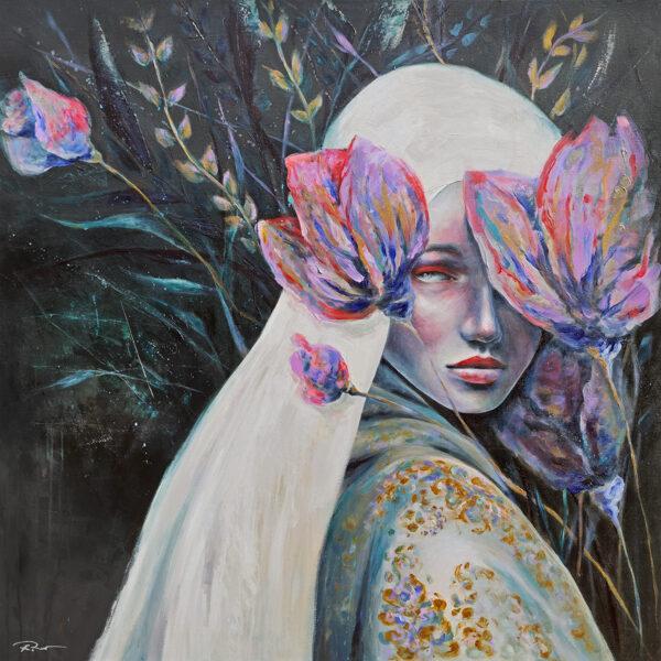 Moon Garden / 100x100cm