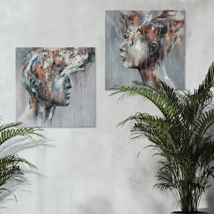 Alchemy 1 / Alchemy 2 / 60x60 cm (2 Pieces)