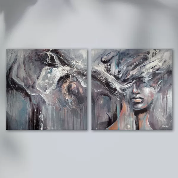 Introspection / 120x60 cm (2 Pieces)