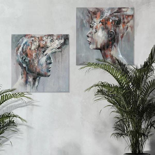 Alchemy 1 / Alchemy 2 / 60x60 cm (2 Pieces)