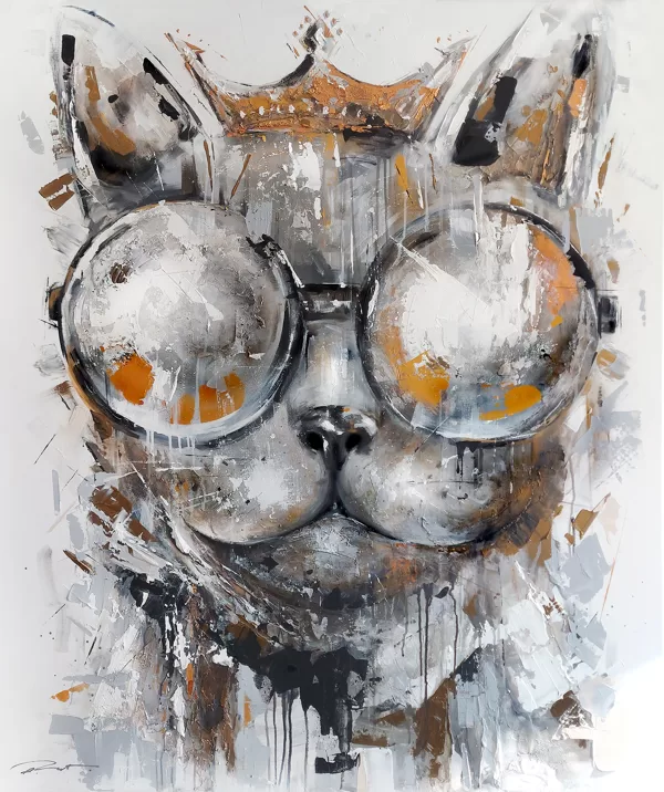 Mr. Cat / 110x130 cm / SOLD